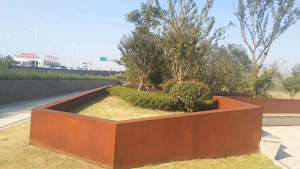 响水耐候钢挡土墙